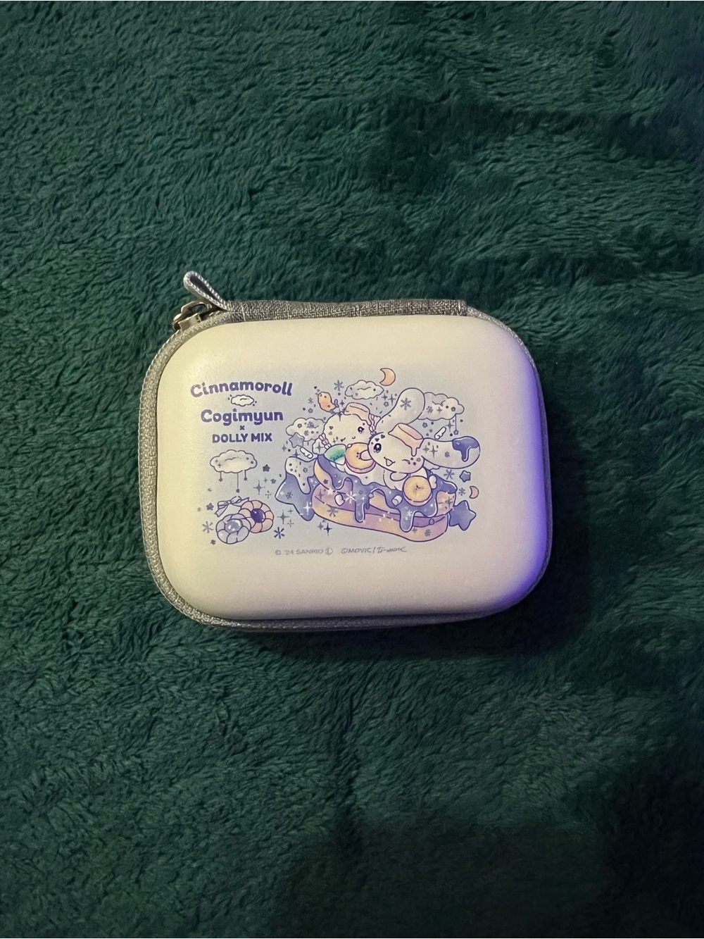 Sanrio Cinnamoroll x Cogimyun Dolly Mix Hard Case - White & Silver Trim